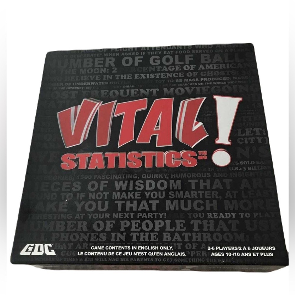 Vital Statistics trivia game